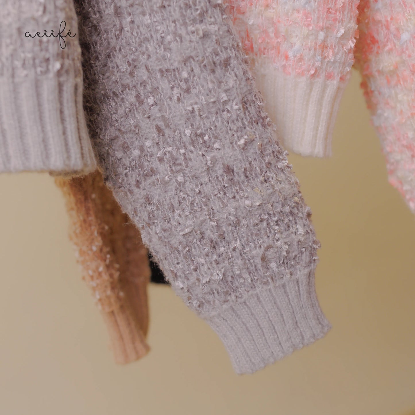 質感金屬鈕扣針織外套