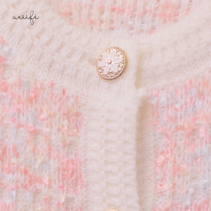 質感金屬鈕扣針織外套