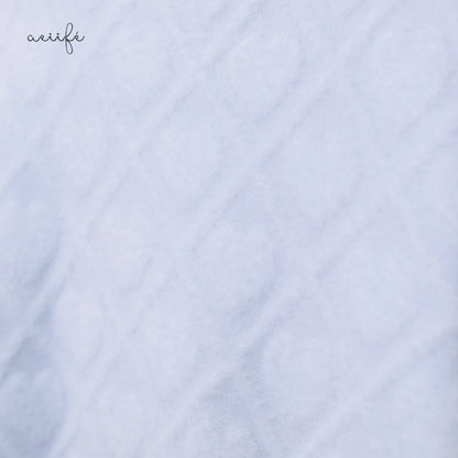 線條菱格絨感針織上衣