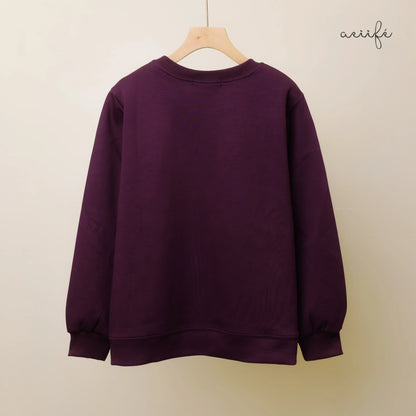 搖粒植絨小狗圖案細滑空氣棉上衣