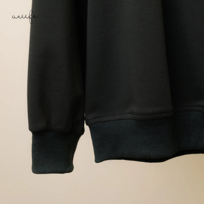 哈哈笑植絨花釘珠文字棉質上衣